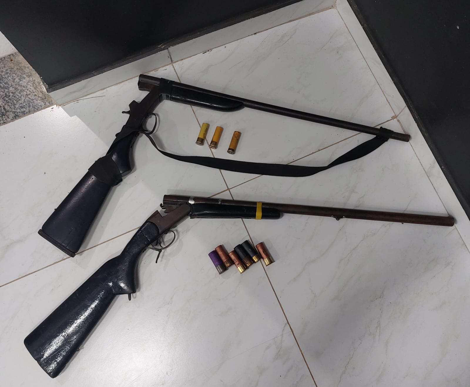 EM PRACUÚBA, POLÍCIA CIVIL APREENDE DUAS ARMAS DE FOGO E NOVE MUNIÇÕES 